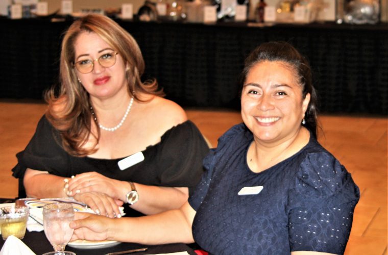 MdL social worker Maria Elena Salgado, left, and board member Erika Lopez